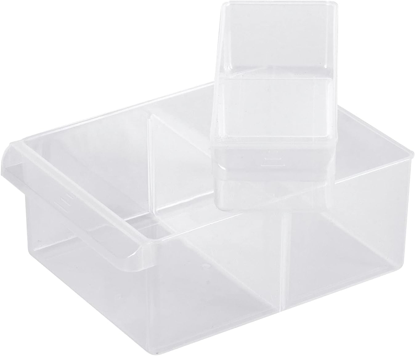 INTERTOOL Small Parts Organizer for Hardware & Screws | 39 Removable Bins with Dividers | Wall Mount or Desktop Craft & Lego Storage Cabinet | 19” x 15” x 6” BX08-4013