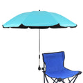 Chair Umbrella with Clamp,46 inches UPF 50+ Clip on Parasol for Patio,Beach Chairs,Strollers,Wheelchairs,Golf Carts