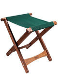 BYER OF MAINE Pangean Folding Stool – Canvas Camp & Wood Camp Stool for Portable & Outdoor Seating in Natural Color